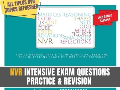  11+ Mastery Advanced Non-Verbal Reasoning (6 lessons)