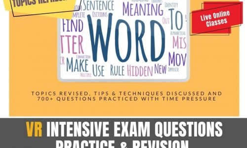  11+ Intensive Exam Questions Practice & Revision Verbal Reasoning (6 lessons)
